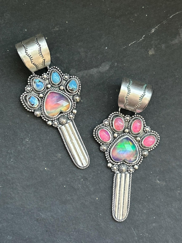 Cotton Candy Opal Pawpsicle Pendants