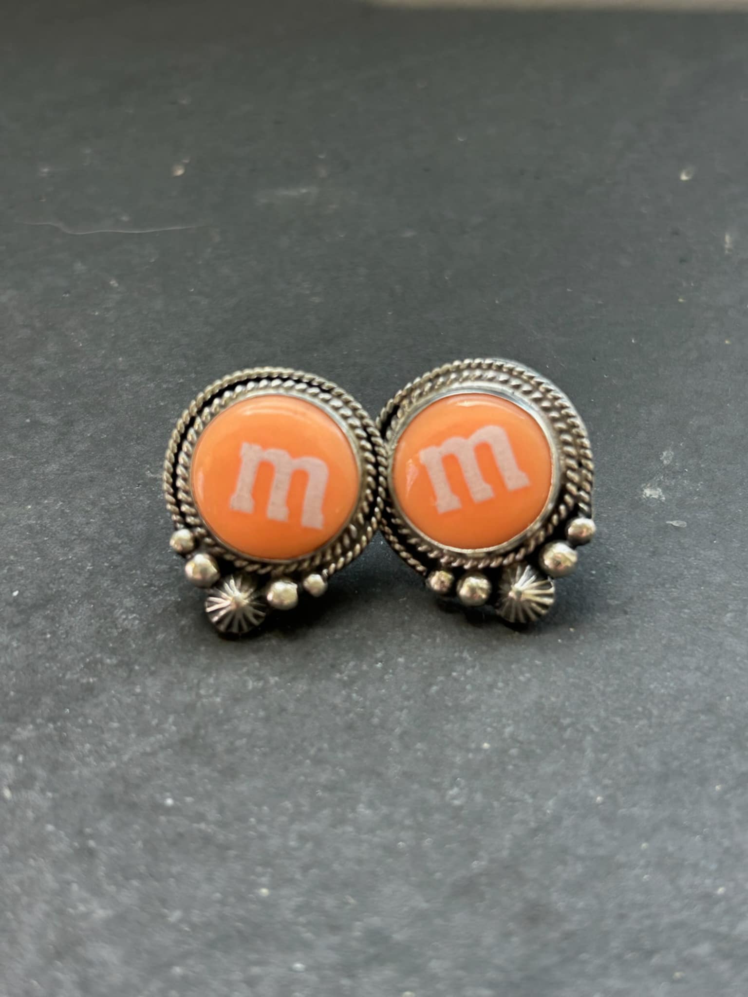Shay Pfeiffer Sterling Silver Nostalgic Replica Resin M Candy