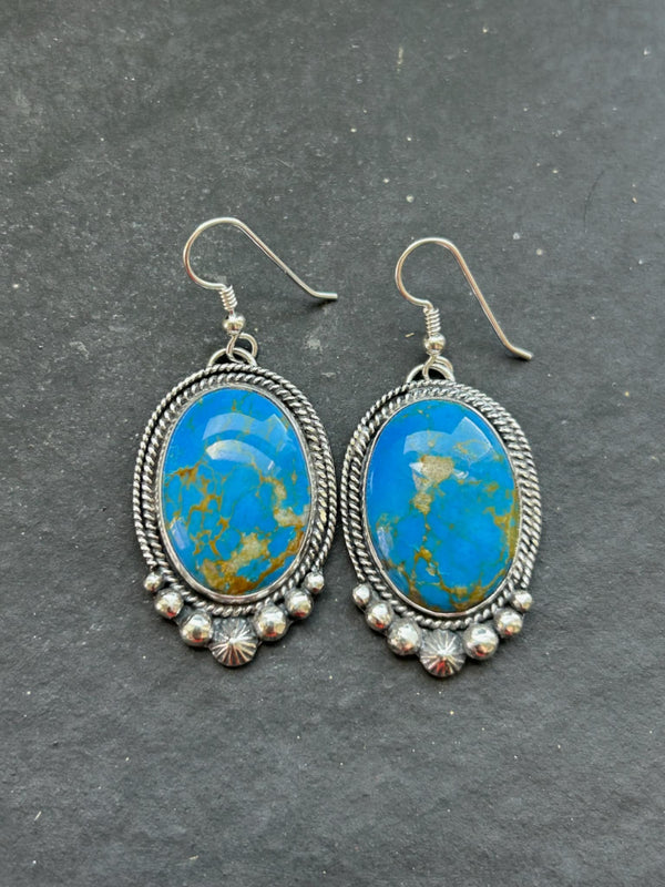 Shay Pfeiffer Sterling Silver Ceruleite Dangle Earrings