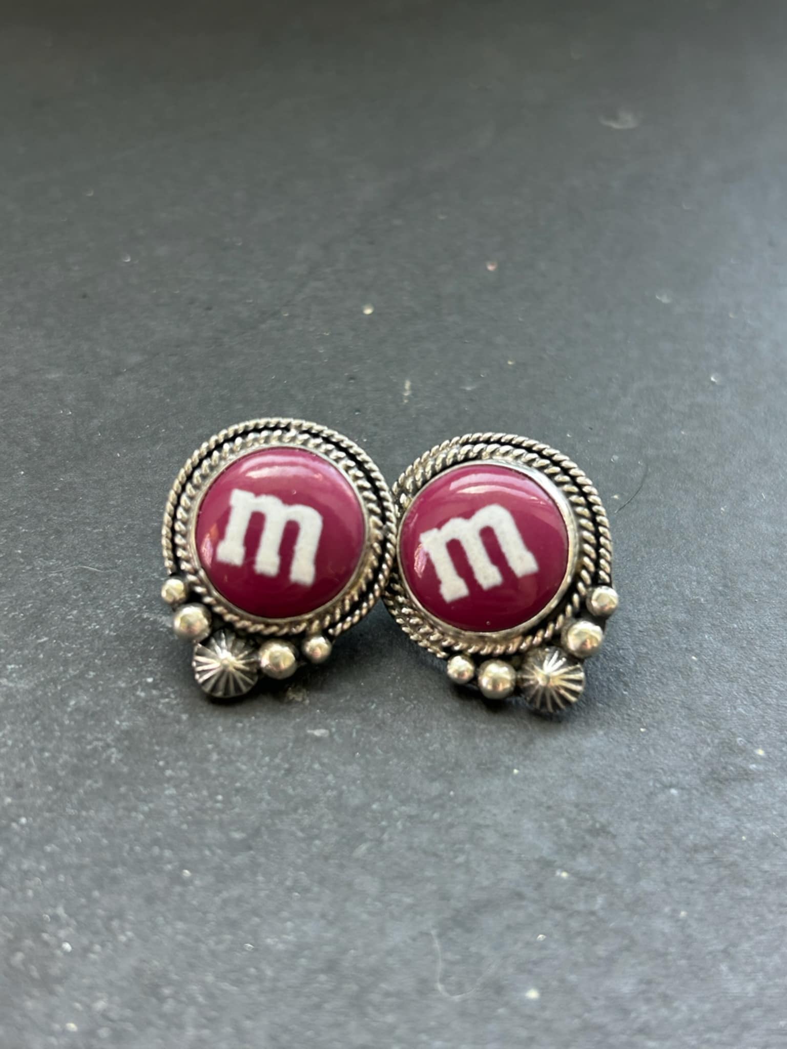 Shay Pfeiffer Sterling Silver Nostalgic Replica Resin M Candy