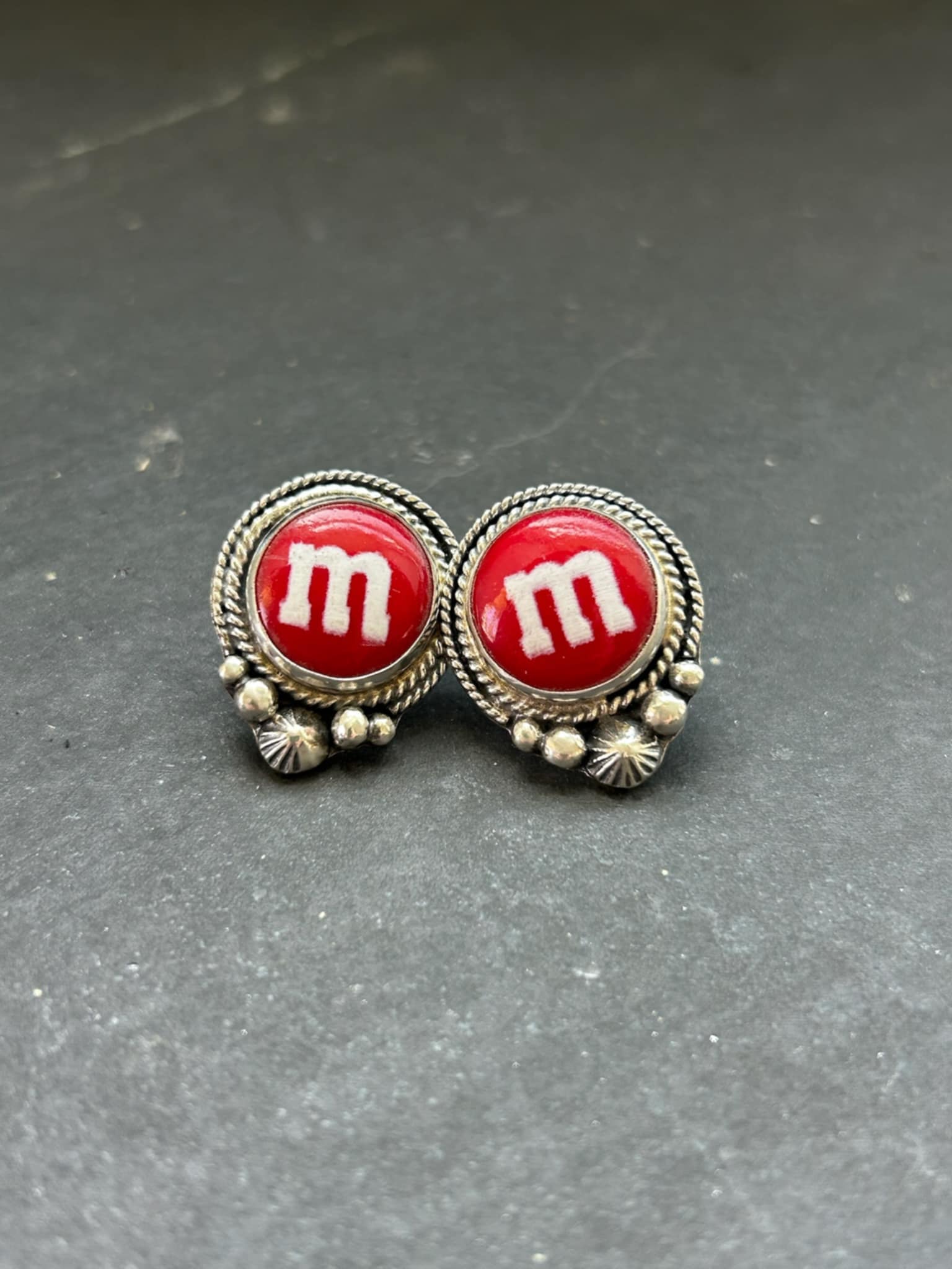 Shay Pfeiffer Sterling Silver Nostalgic Replica Resin M Candy