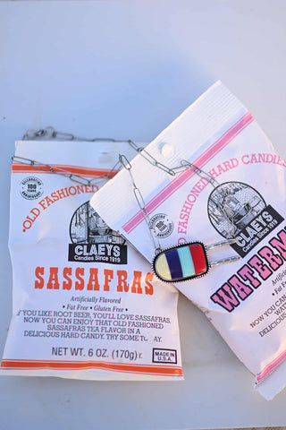 Amber Wilson Vintage Pool Ball Popsicle Necklace